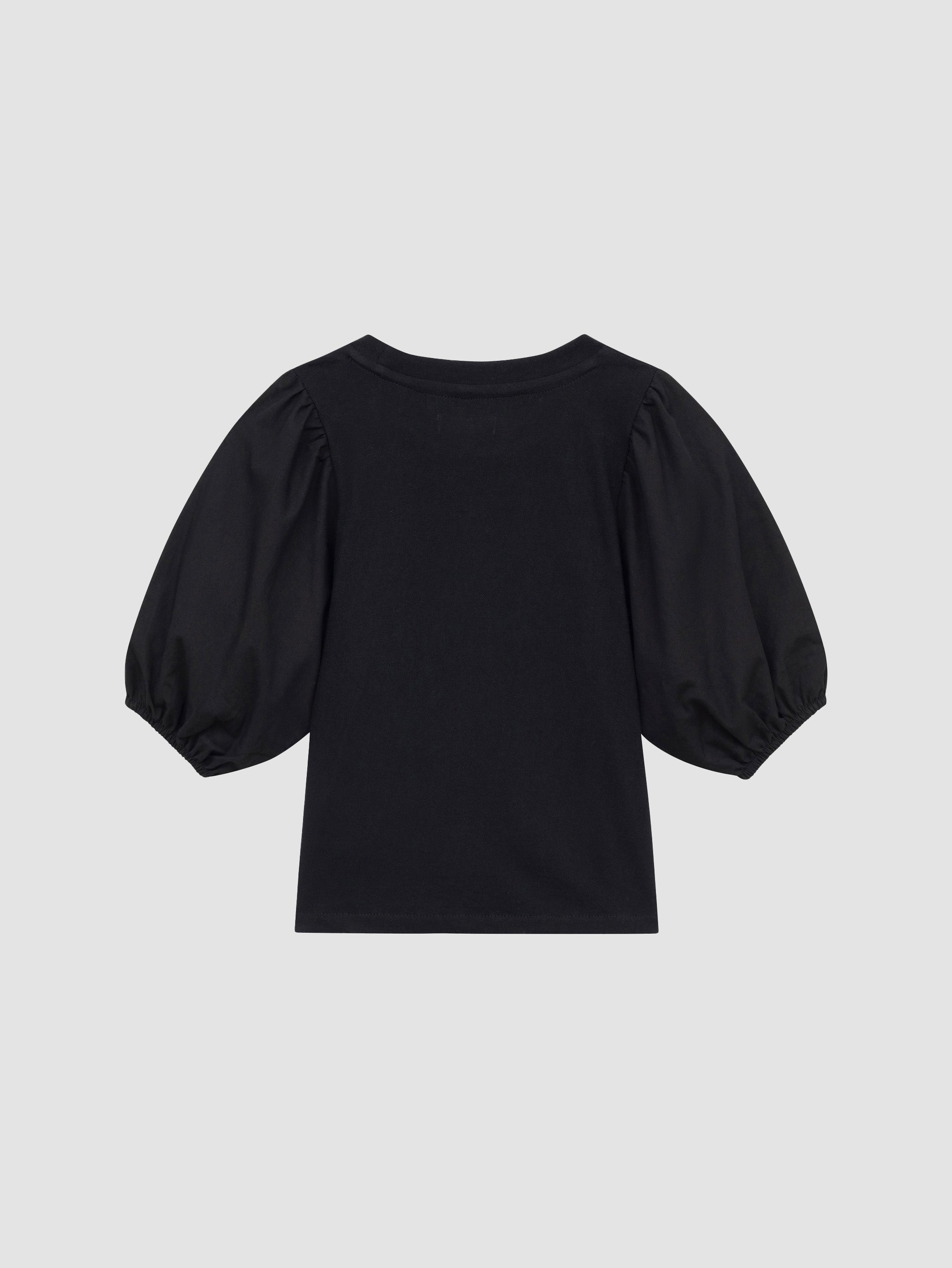 Kayla Shirt Short Sleeve Tee | Black