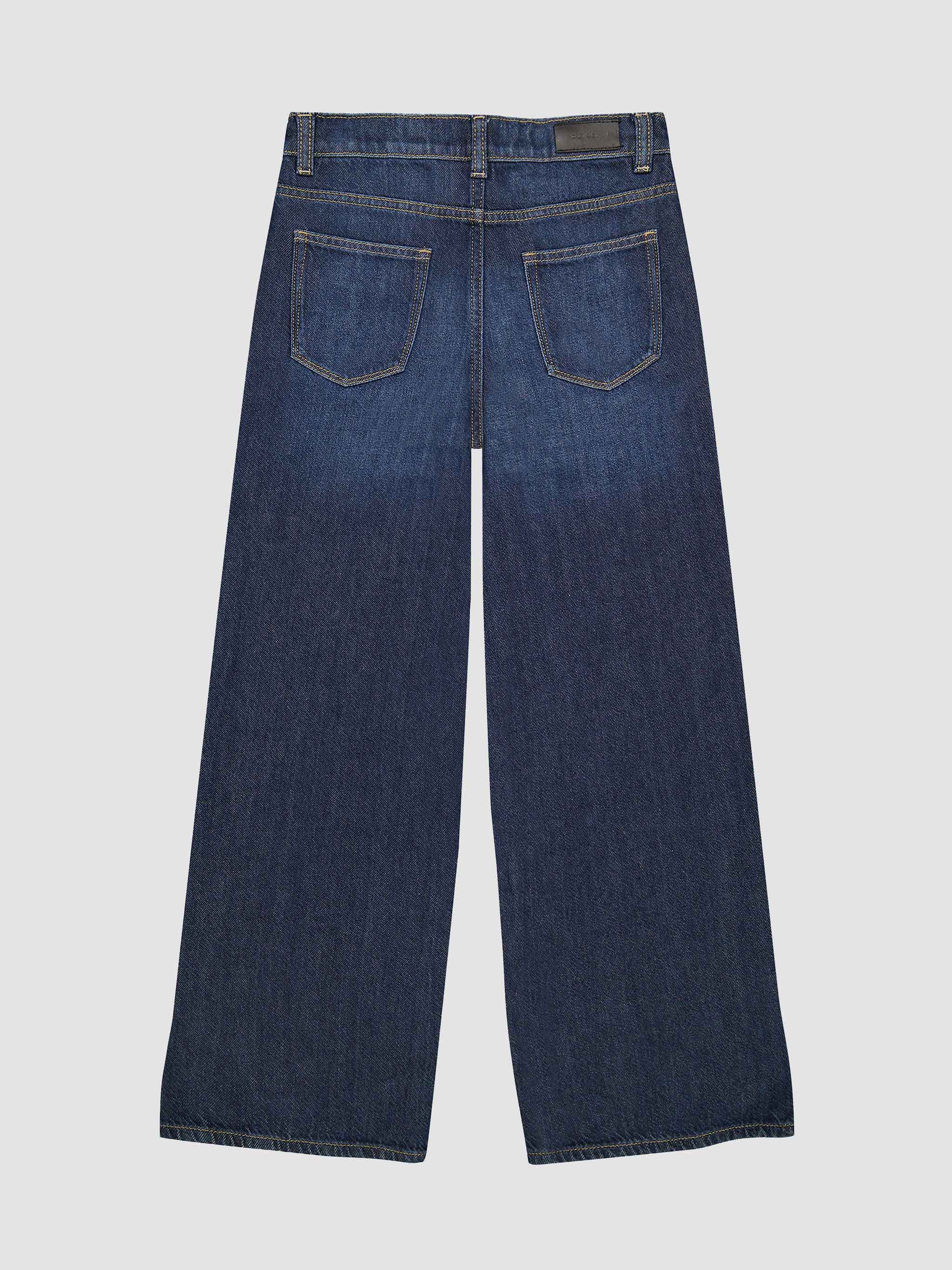 Lily Wide Leg Jeans | Deep Water