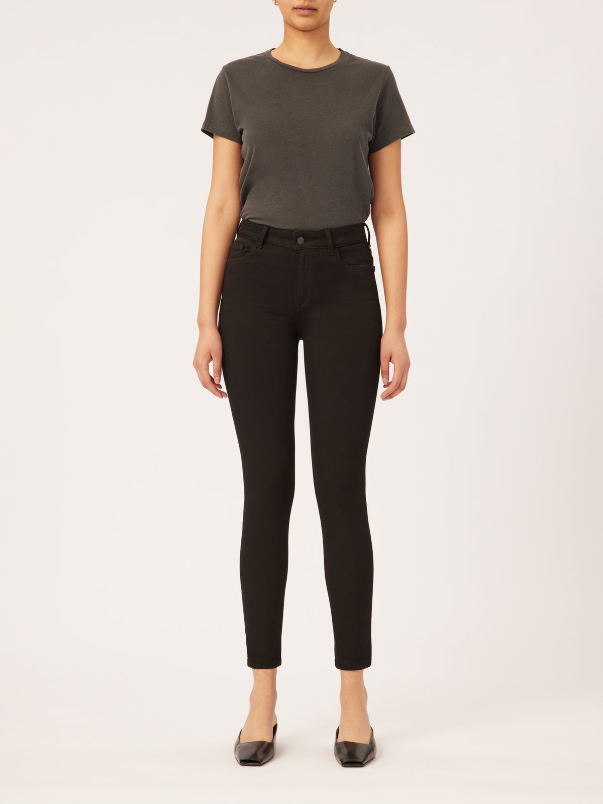 Florence Skinny Mid Rise Instasculpt Crop | Hail