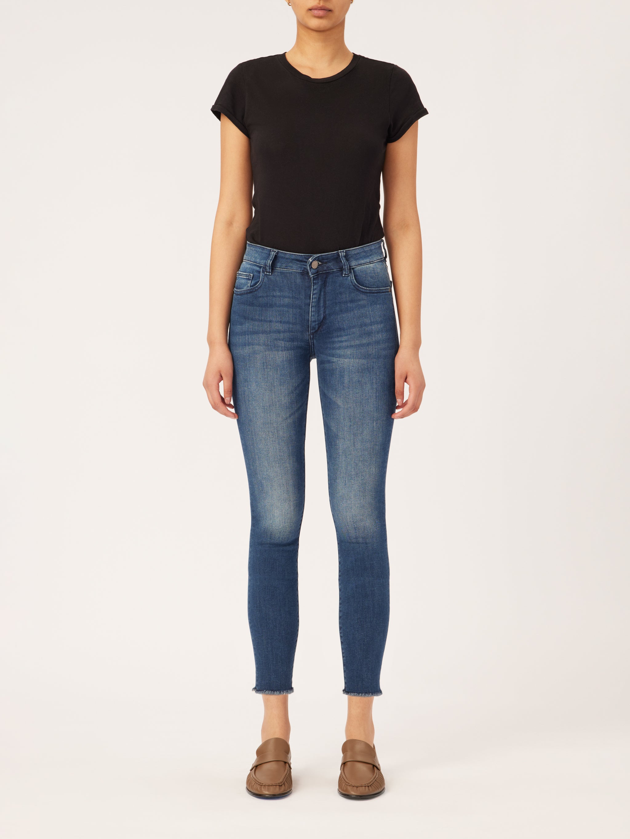 Florence Skinny Mid Rise Instasculpt Crop | Stranded