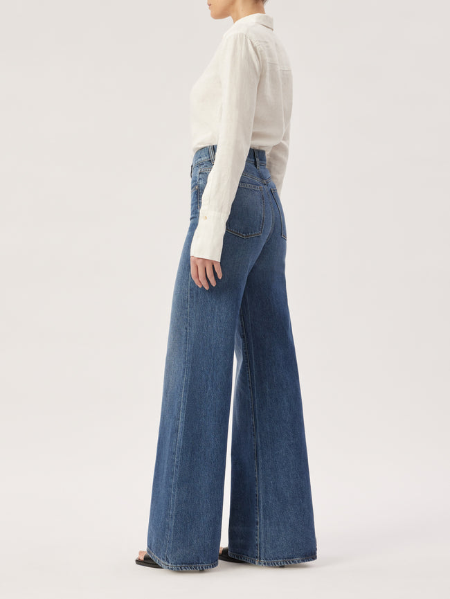 Hepburn Wide Leg High Rise Vintage | Naples