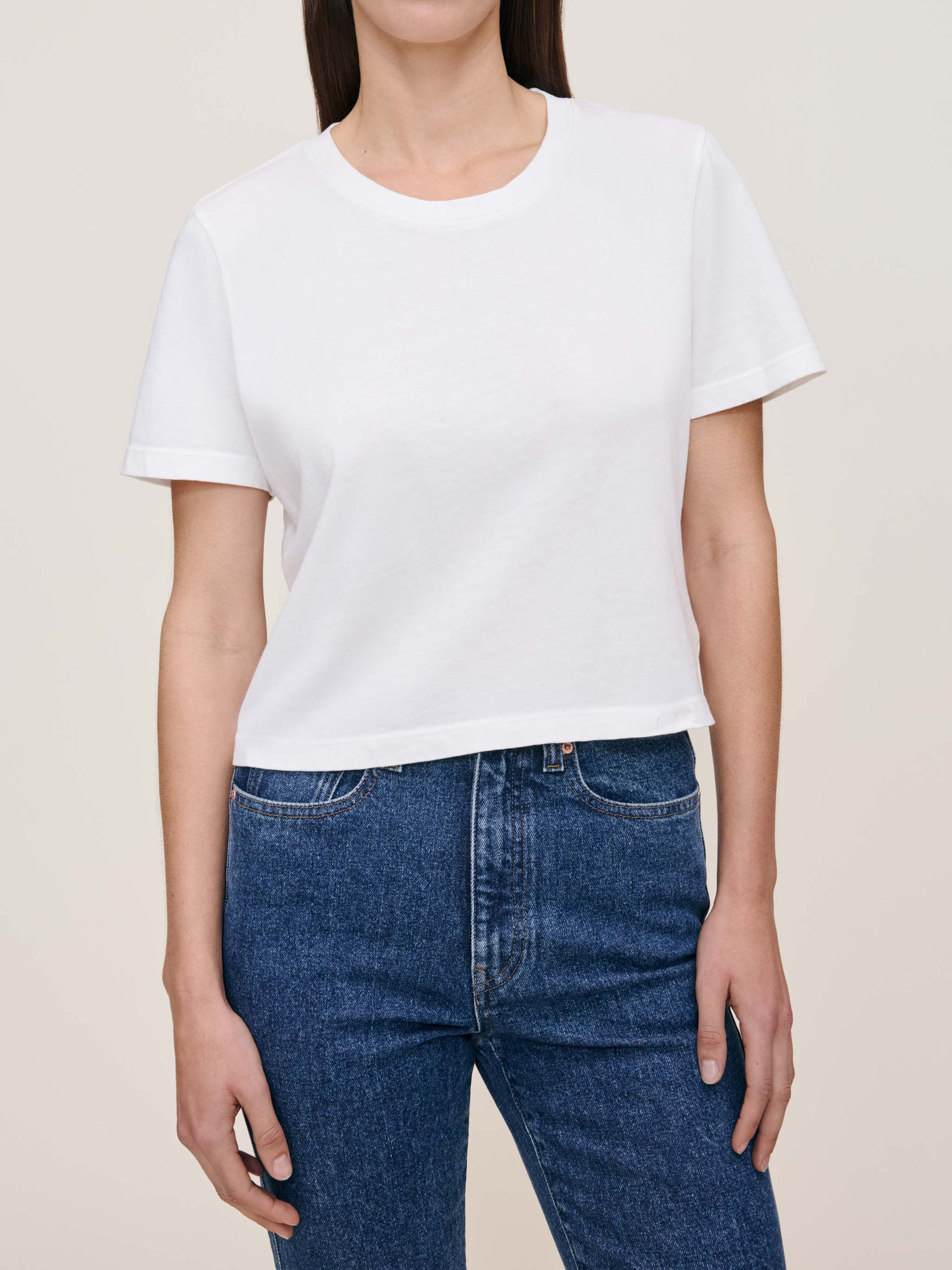 Essential Tee | White | DL1961 Premium Denim