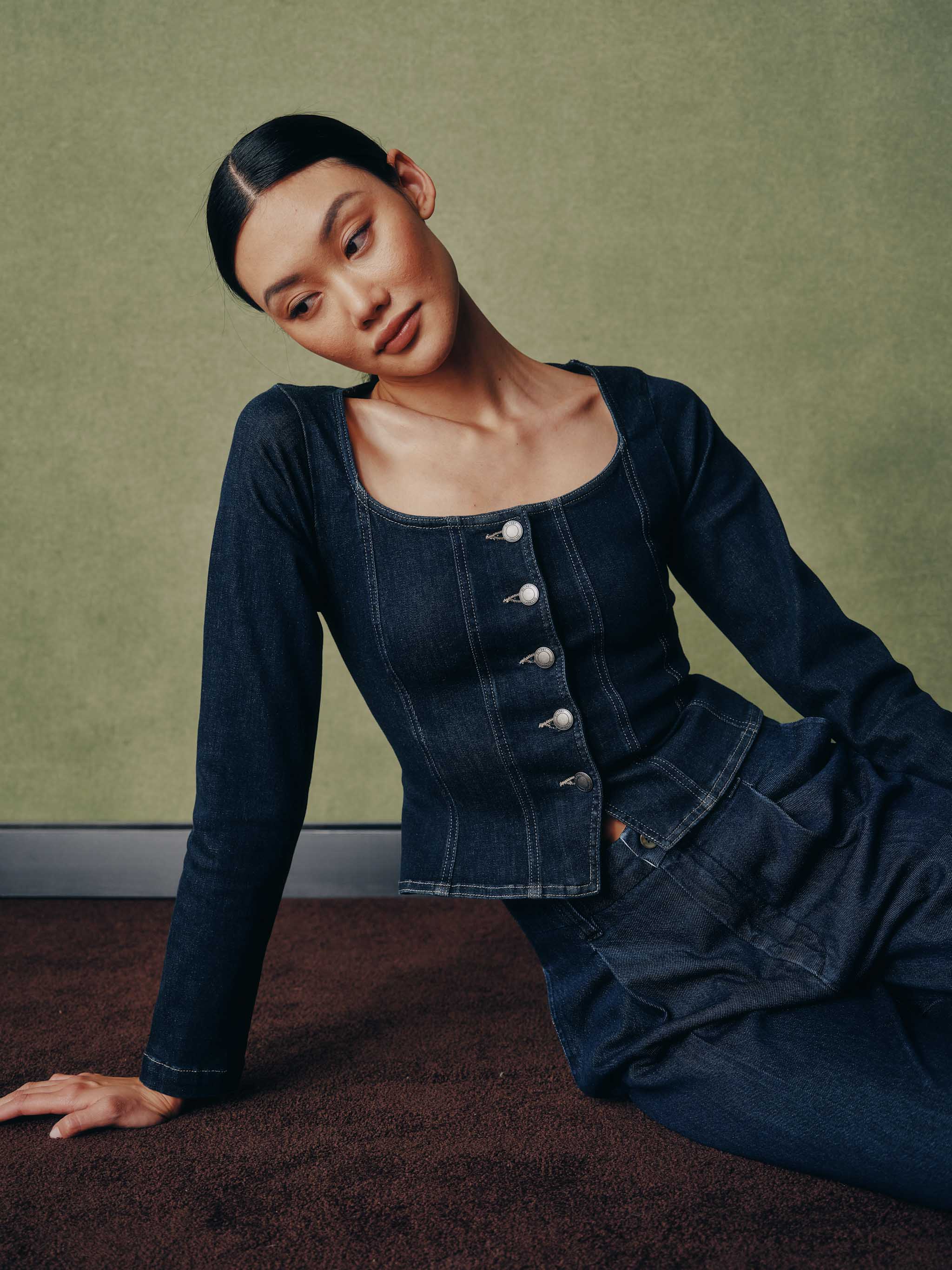 ◆2000Archives◆ NU DRAPED SLACKS BLACK STRIPE 2A25D2PT04 Straight High Waist Cropped Suit Pants Black | NA-KD