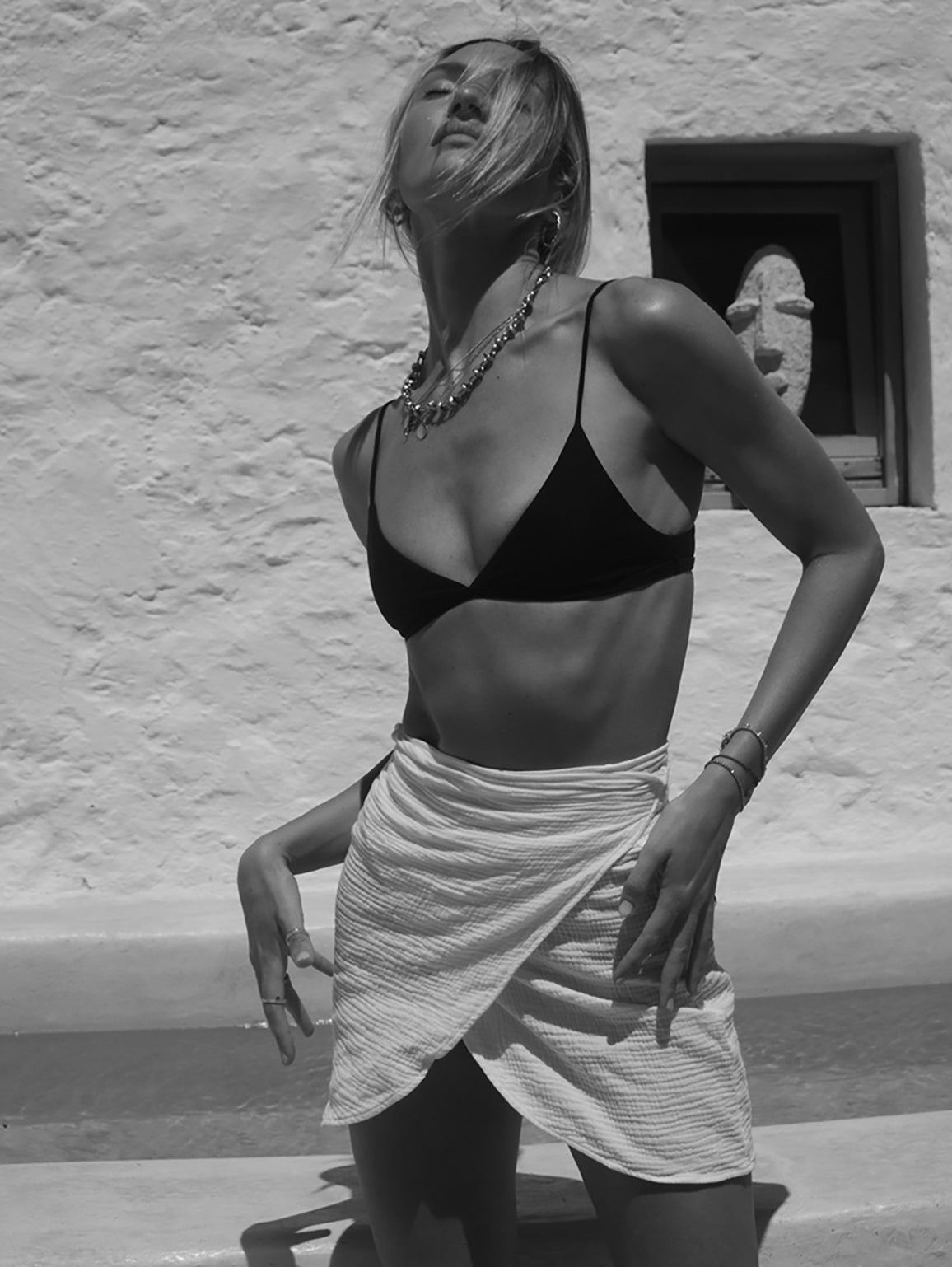 Ischia Bikini Top | Black Terra