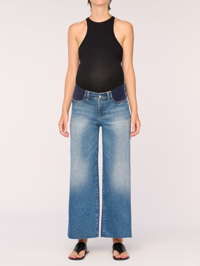 Hepburn Wide Leg High Rise Vintage 33" | Vibrant Rinse