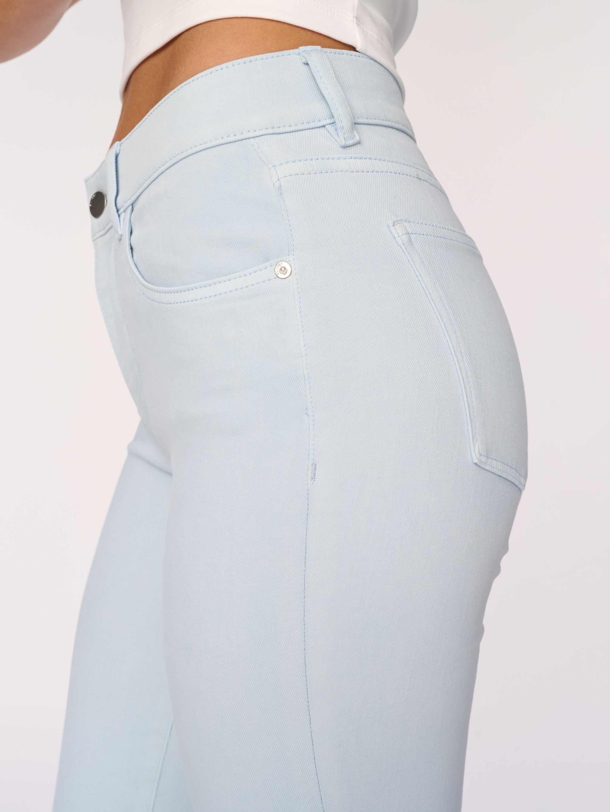 Mara Straight Mid Rise Instasculpt Ankle Jeans | Cerulean