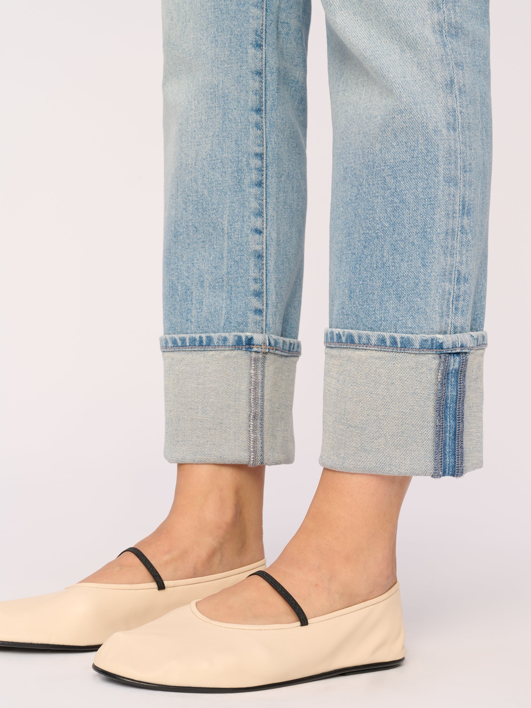 Patti Straight High Rise Vintage Ankle Jeans | Fiji Cuffed