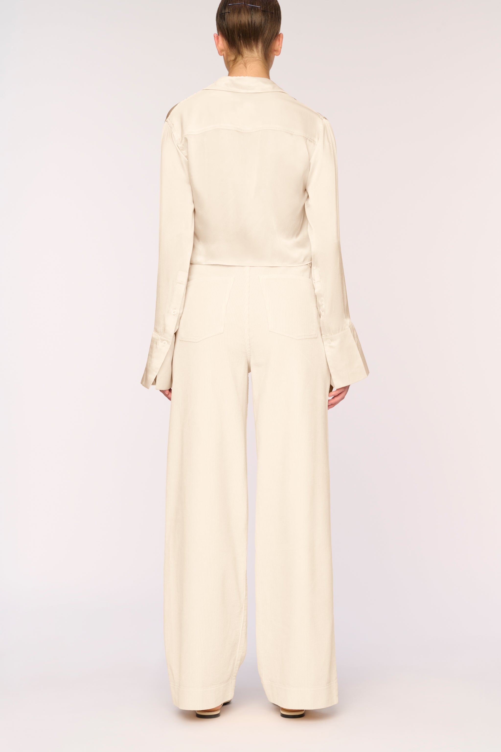 Lisette Shirt Cropped | Manilla
