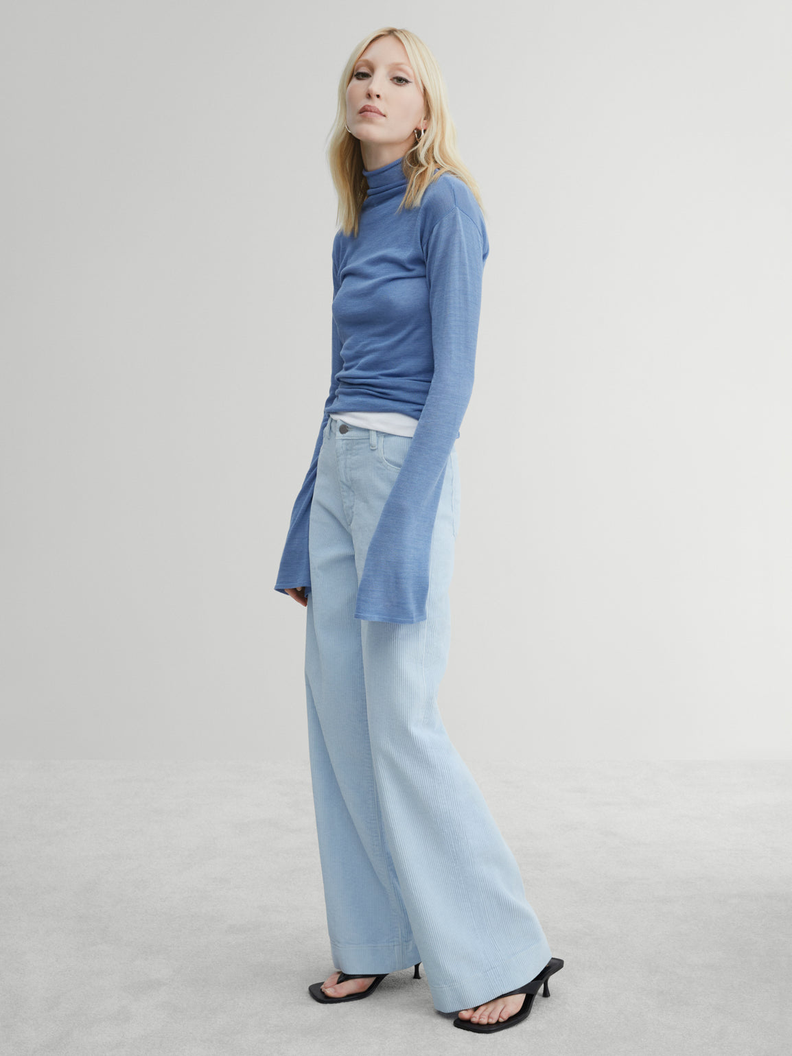 Zoie Wide Leg Relaxed Vintage | Cerulean