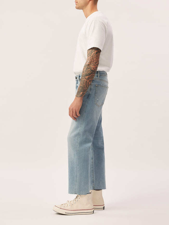 Noah Vintage Straight | Lt. Serenity Distressed