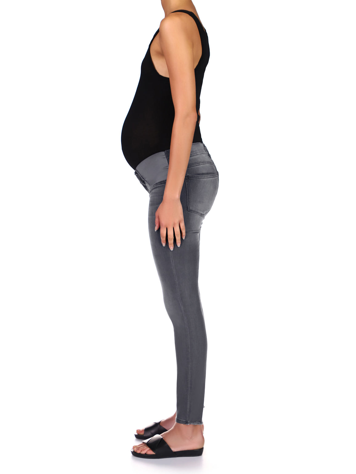 Emma Skinny Maternity Instasculpt Jeans | Overcast