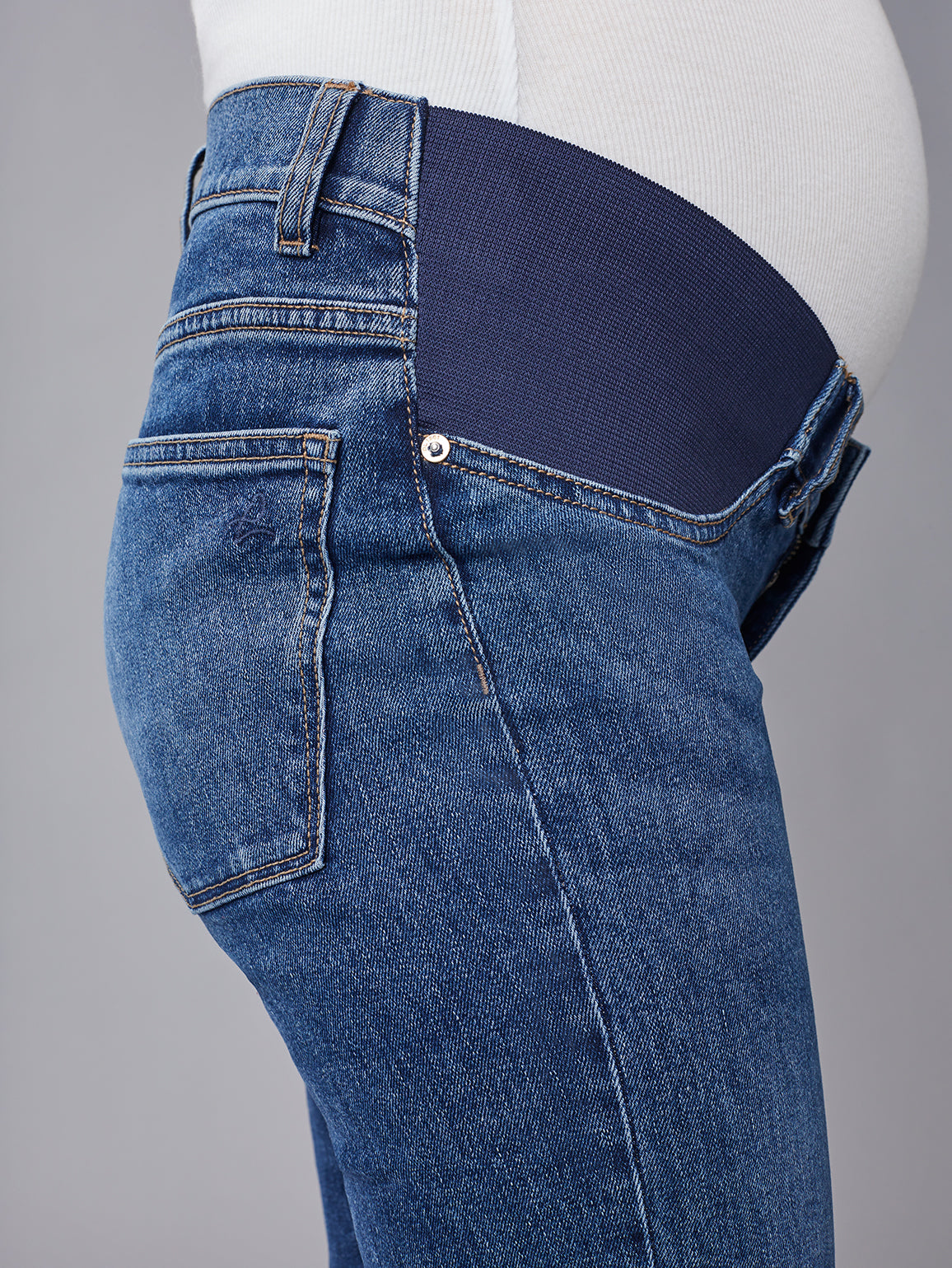 Patti Straight Maternity Vintage Jeans | Seaborn Raw