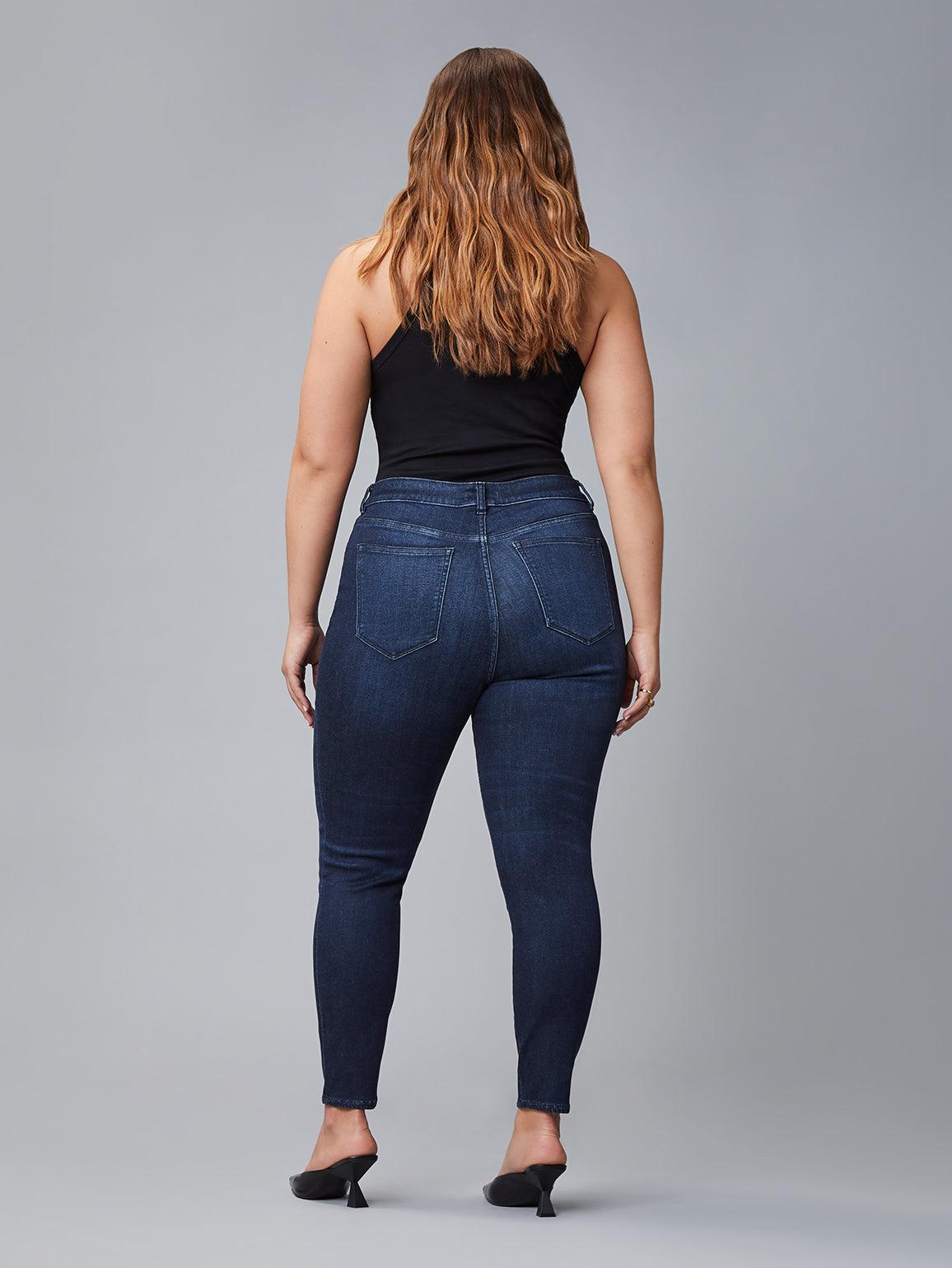 Florence Skinny Inclusive Mid Rise Instasculpt Ankle | Dark Indigo