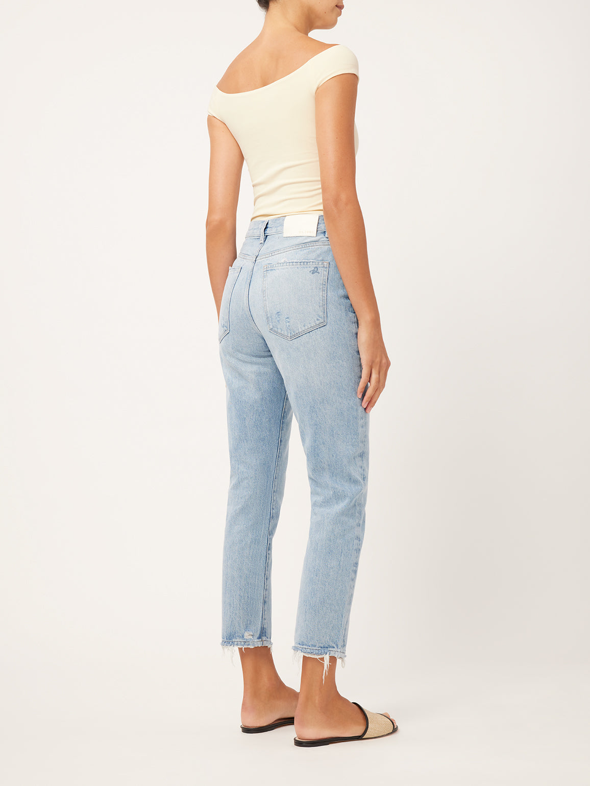 Lela Slim Ultra High Rise Vintage Jeans | Lt Seaglass