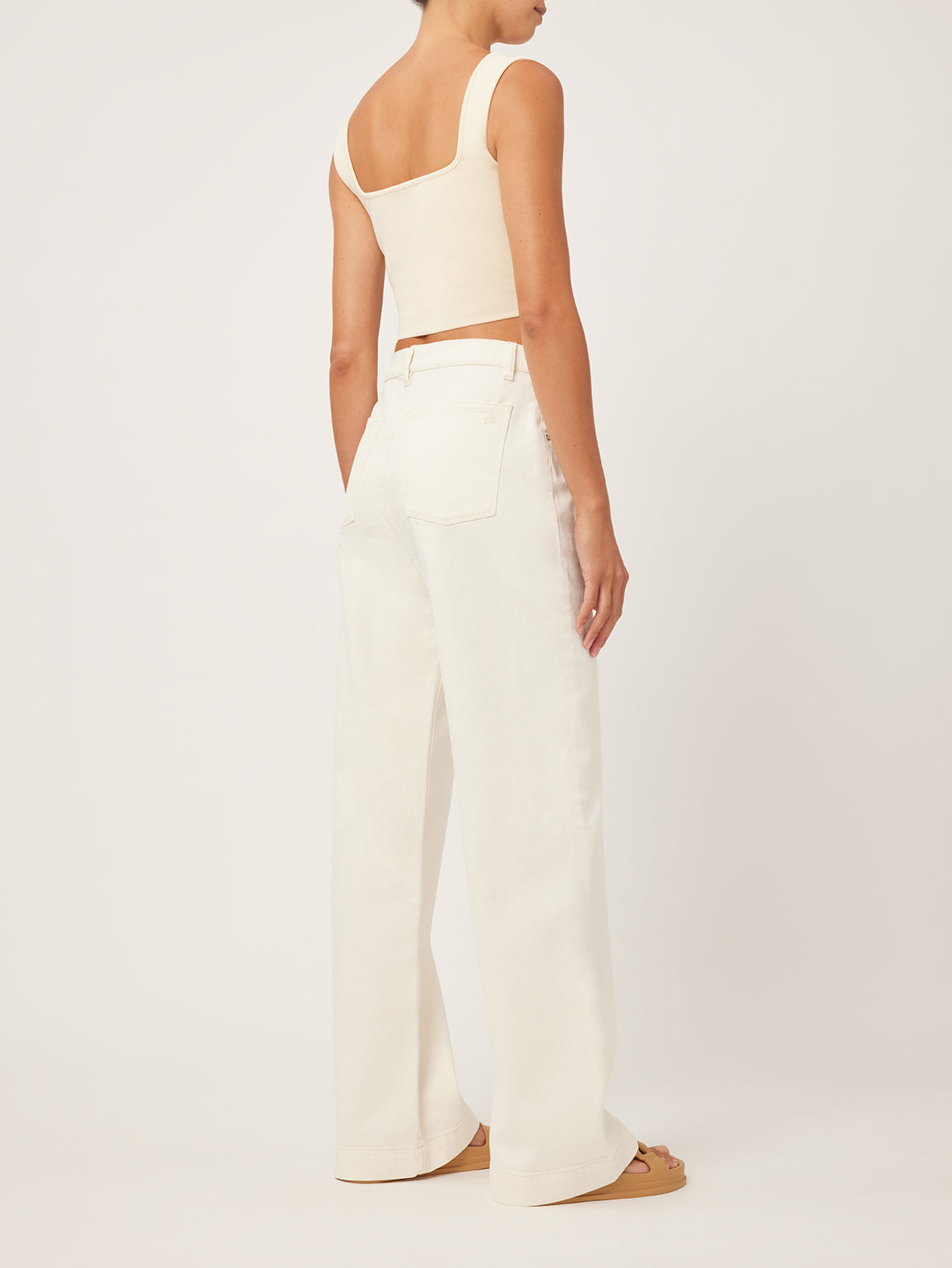 Zoie Wide Leg Relaxed Vintage | Ecru