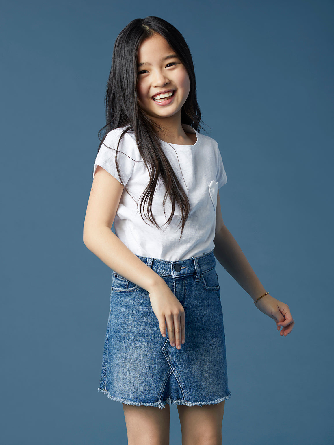 Jenny Mini Jean Skirt