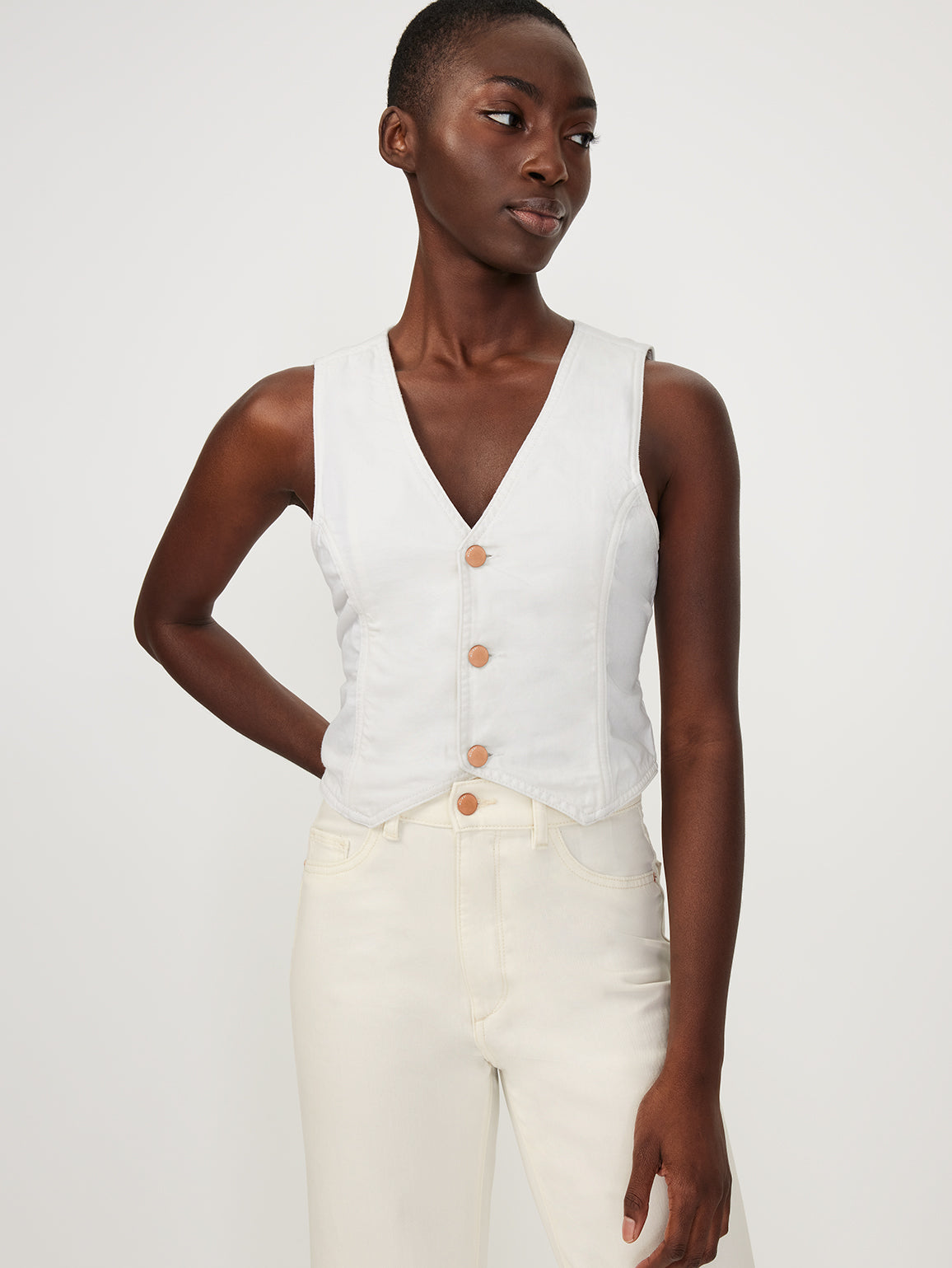 Hepburn high shop rise wide leg