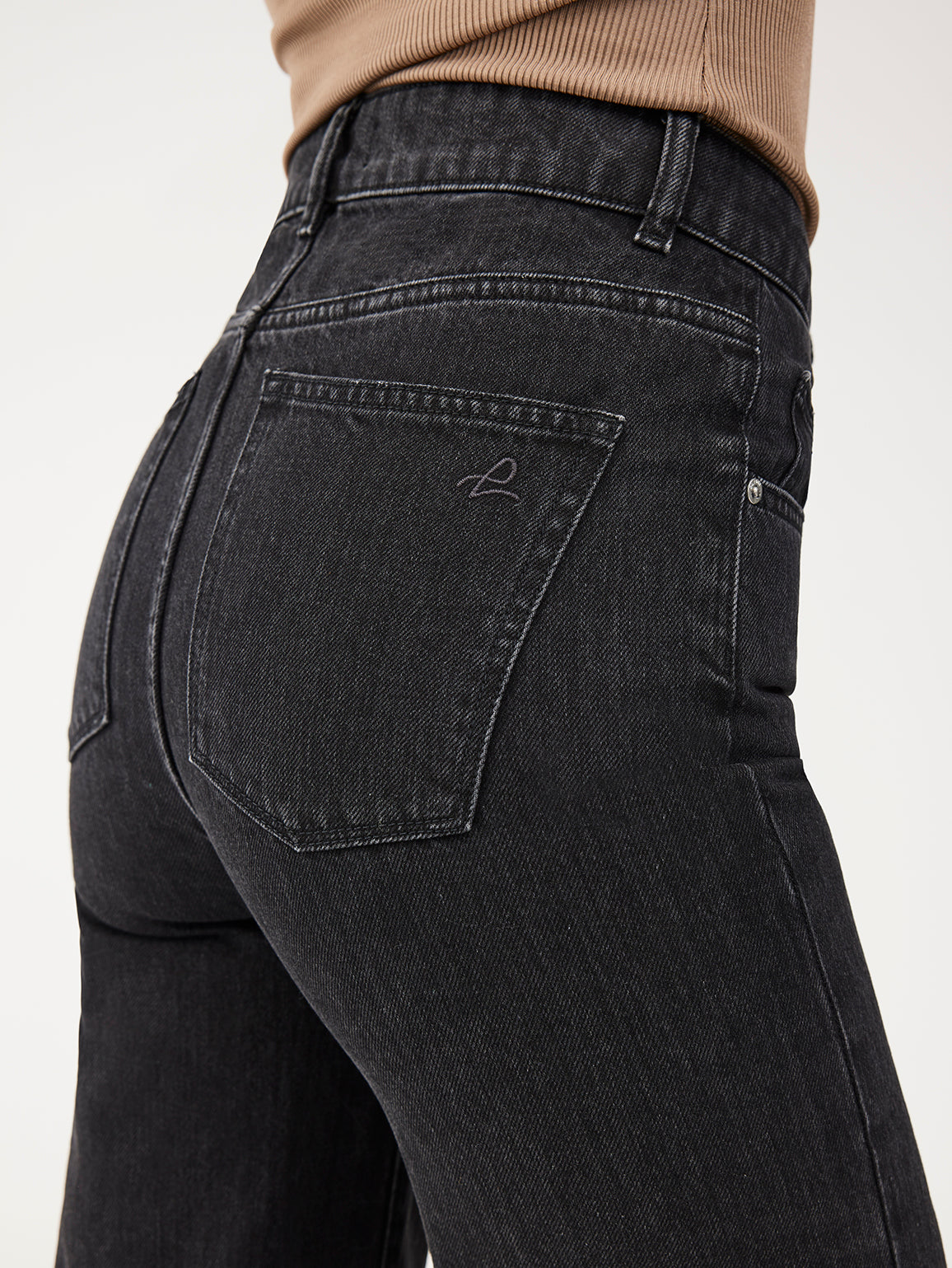Hepburn Wide Leg High Rise Vintage Jeans | Lark
