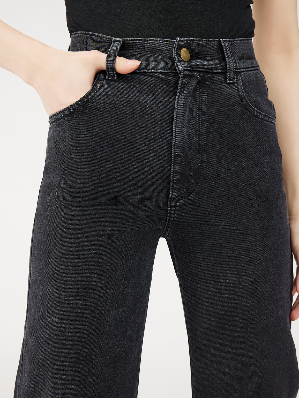 Hepburn Wide Leg High Rise Vintage | Nightshade
