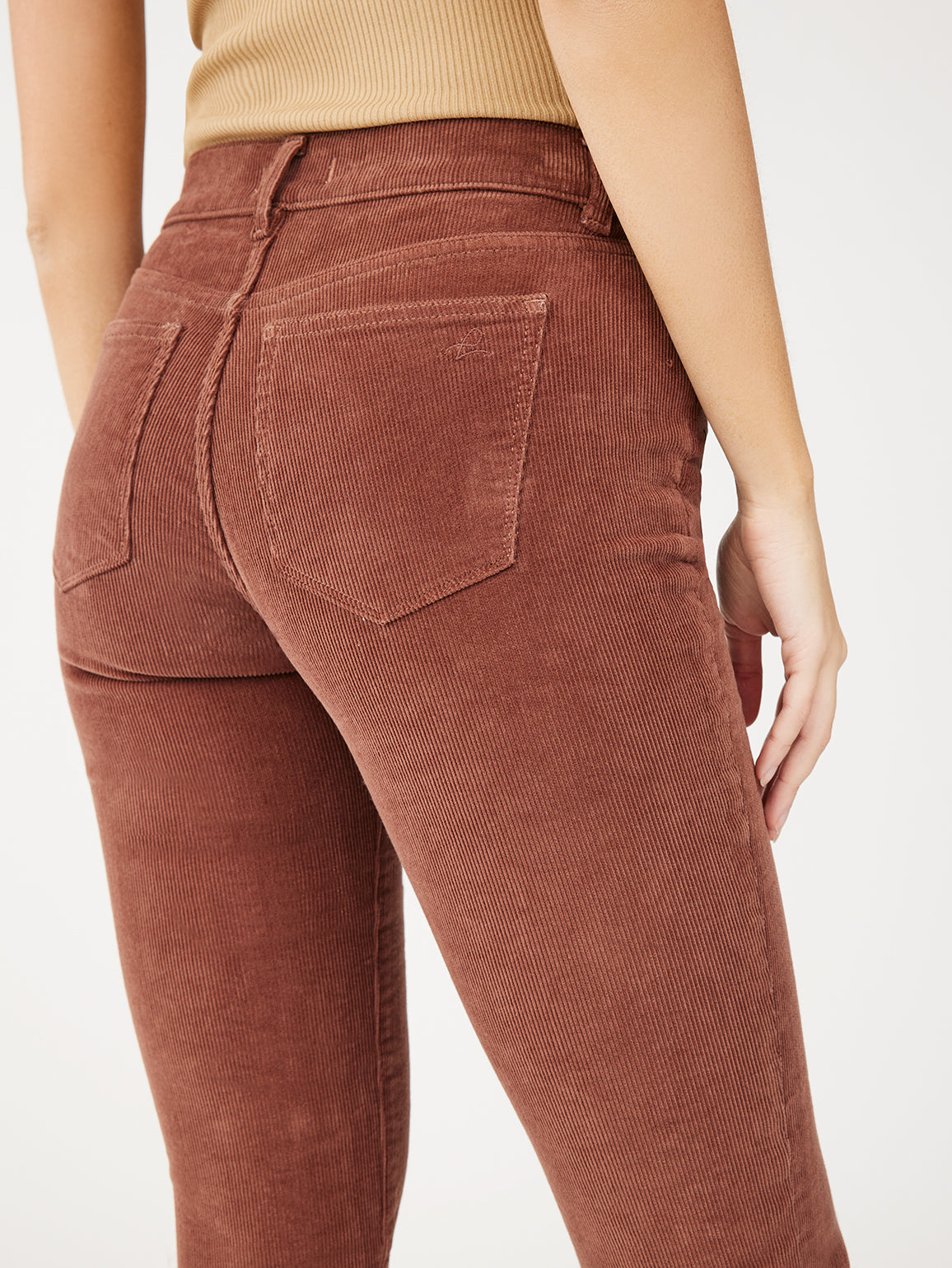 Mara Straight: Mid Rise Instasculpt Ankle | Copper