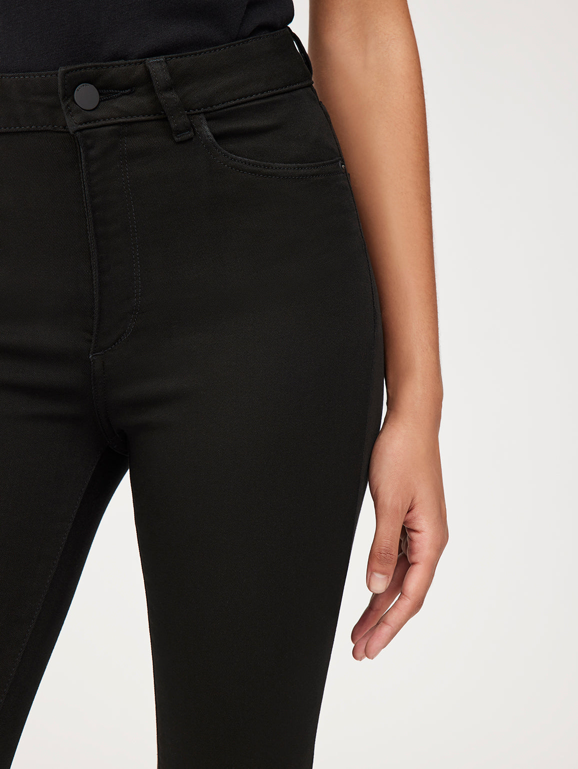 DL1961 Women’s Farrow Skinny High-Rise Ankle Jeans — Instasculpt Tech For A Smooth Fit