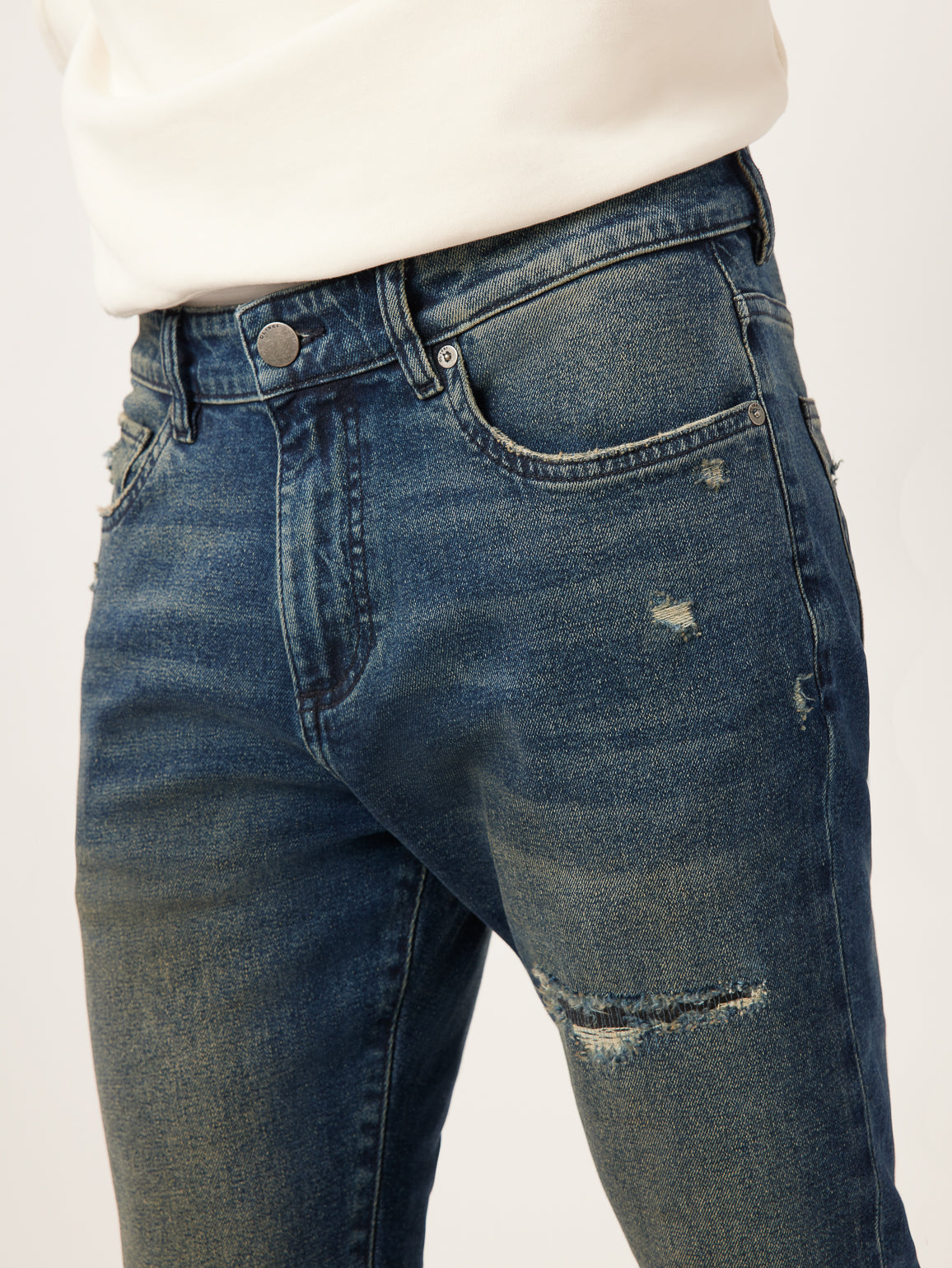 Theo Relaxed Tapered | Thundercloud Distressed