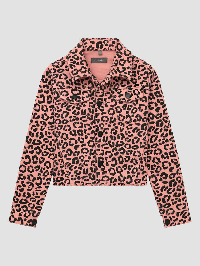 Manning Jacket | Pink Leopard