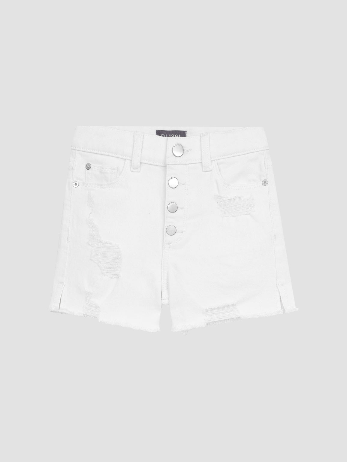 Lucy Short | White Distressed