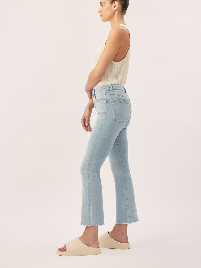 Bridget Boot High Rise Instasculpt Crop | Light Blue